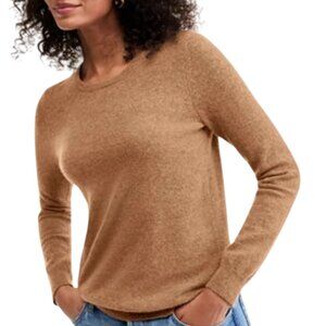Charter Club Cashmere sweater tan women's size L